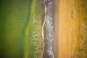 mare onde su il spiaggia foto