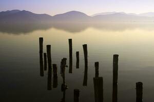 lago massaciuccoli nel versilia foto