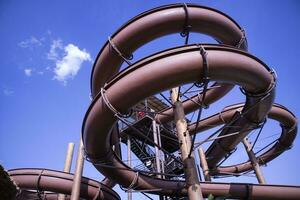 portante strutture di un' parco acqua foto