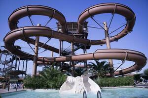 portante strutture di un' parco acqua foto