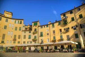 piazza di il anfiteatro di lucca foto