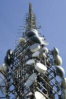 fotografico documentazione di antenne per telecomunicazioni foto