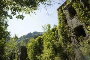 fotografico documentazione di un vecchio abbandonato fabbrica foto