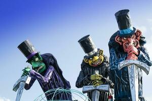 il cartapesta maschere di il viareggio carnevale foto