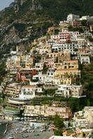 panoramico Visualizza di il villaggio di positano Napoli Italia foto