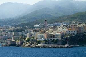 fotografico Visualizza di il città di bastia Francia foto