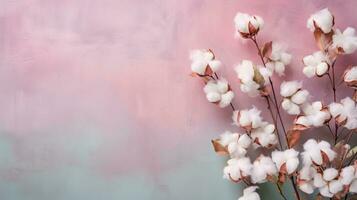 fresco cotone fiori naturale sfondo foto