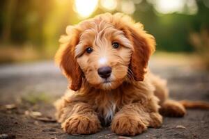 carino Goldendoodle cane foto