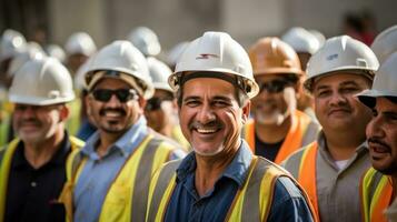 difficile cappello lavoratori insieme foto