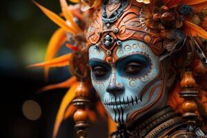 dia De los muertos Festival ai generativo foto