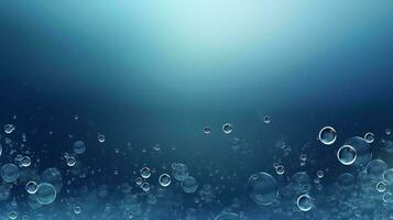 acqua bolle galleggiante nel il aria ai generato foto