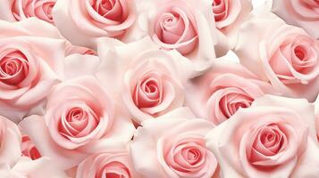 rosa fiore fantasia sfondo. fiore struttura sfondo. generativo ai foto