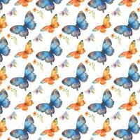 farfalla seamless pattern foto