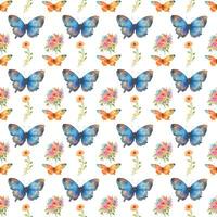 farfalla seamless pattern foto