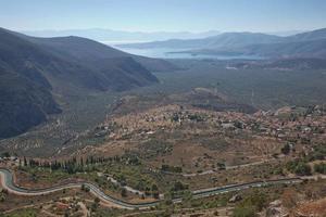 sito archeologico di delfi, grecia foto