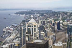 skyline di seattle, noi foto