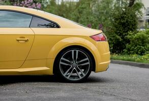 Minsk, bielorussia, luglio 2023 - lusso audi tt sport auto foto