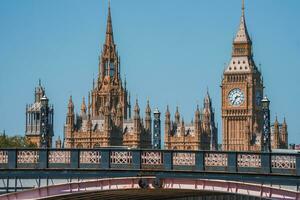 grande Ben e Westminster ponte nel Londra foto