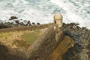 setry box alla fortezza di el morro, san juan, porto rico foto