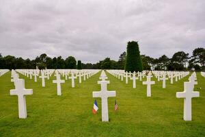 americano cimitero nel Normandia foto