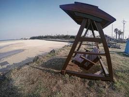 l'altalena sull'isola di Jeju. Corea del Sud foto