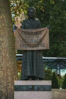 millicent fawcett memoriale nel parlamento piazza giardino foto