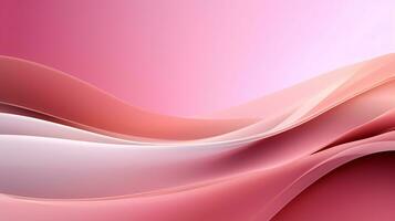 astratto rosa sfondo con liscio Linee e onde foto