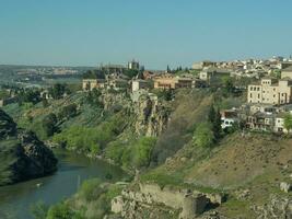 la città vecchia di toledo in spagna foto