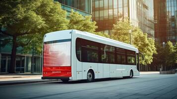 autobus nel il strada foto