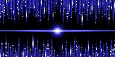spettro di frequenza dell'onda sonora blu