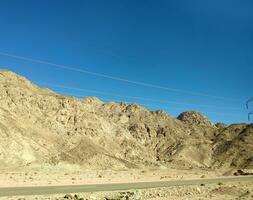 rocce nel il deserto, sinai montagne, colline foto