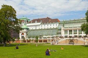 vienna, Austria - giugno 17 2018 - il burggarten nel il città centro foto