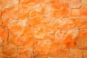 arancia pietra parete struttura sfondo. ai generato foto