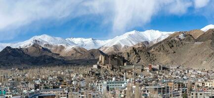 panoramico Visualizza di leh, ladakh foto