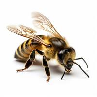 bellissimo selvaggio bestia ape guardare inoltrare è mostrato nel pieno lunghezza, ai generato foto