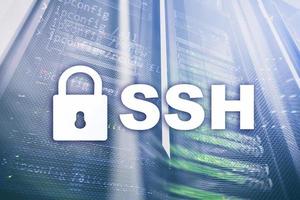 ssh, protocollo e software della shell sicura. concetto di protezione dei dati, internet e telecomunicazioni.