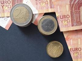 economia e affari con denaro europeo foto