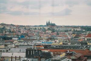 bellissimo Visualizza di il città praga foto