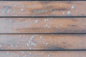 dettaglio di di legno tavole pannello macchiato con calcestruzzo e colore foto