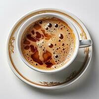 un' tazza di caldo caffè bevanda foto