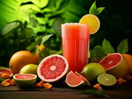 il ricco vitamina un' guaiava, attraente arancia colore, e calore pubblicazione funzione di Limone o di anguria natura colore voluto portare su il tuo giorno foto