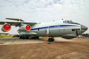 ucraino aria vigore ilushin il-76md 78820 trasporto aereo statico Schermo a riat reale internazionale aria tatuaggio 2018 spettacolo aereo foto