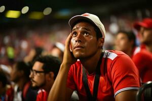 triste panamense calcio fan foto