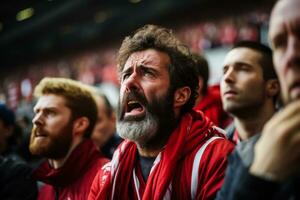 triste iraniano calcio fan foto