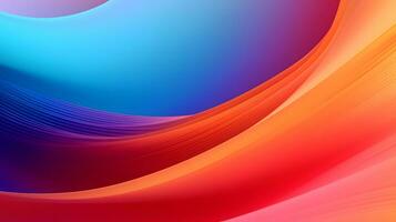 astratto colore avvicinamento Visualizza di pendenza colorato onda ai generativo foto