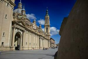 EL Pilar Cattedrale nel saragozza, Spagna foto