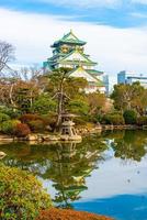 castello di osaka a osaka, giappone foto