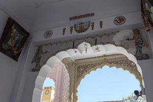 tempio rani sati a jhunjhunu nel rajasthan, india foto