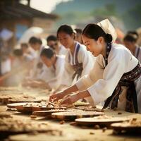 coreano festival suseok Festival foto