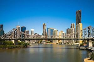 skyline di brisbane nel queensland, australia foto